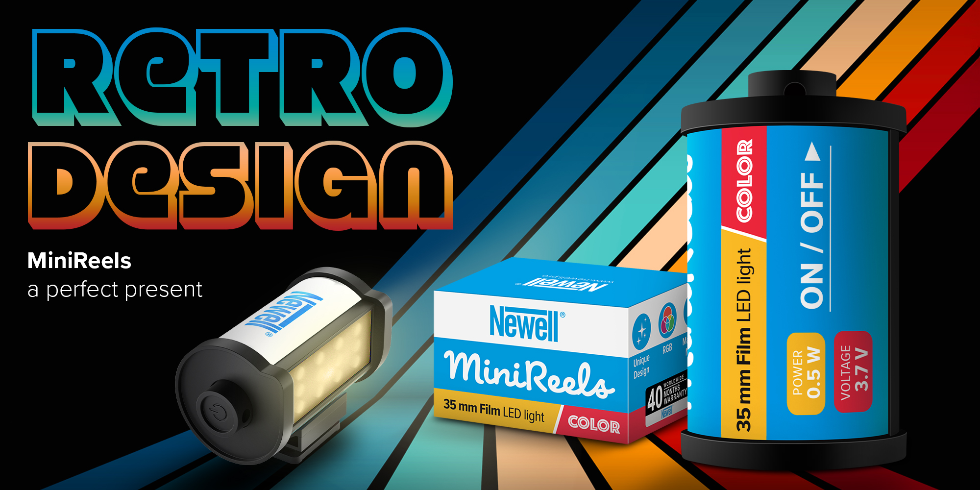 Lampka LED Newell RGB MiniReels